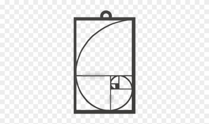 Fibonacci Spiral Pendant Attempt - Fibonacci Clipart