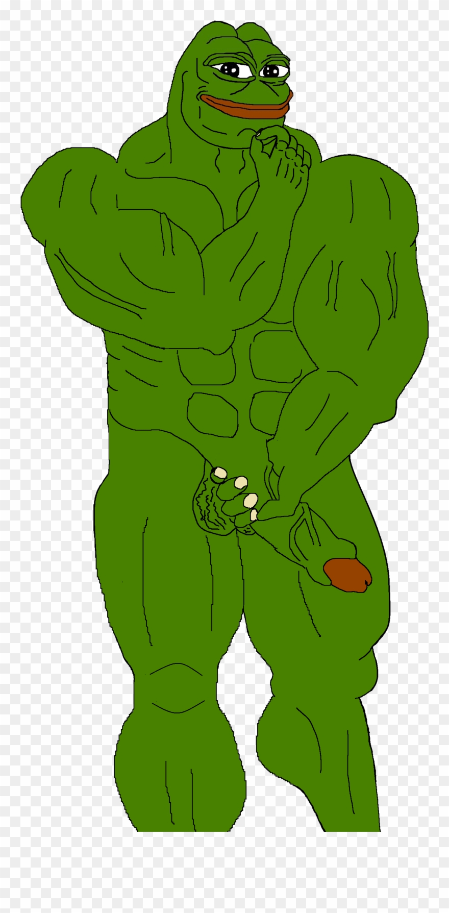 Normies Mirin' Muh Rare Pepe's Peepee - Rare Peepee Clipart