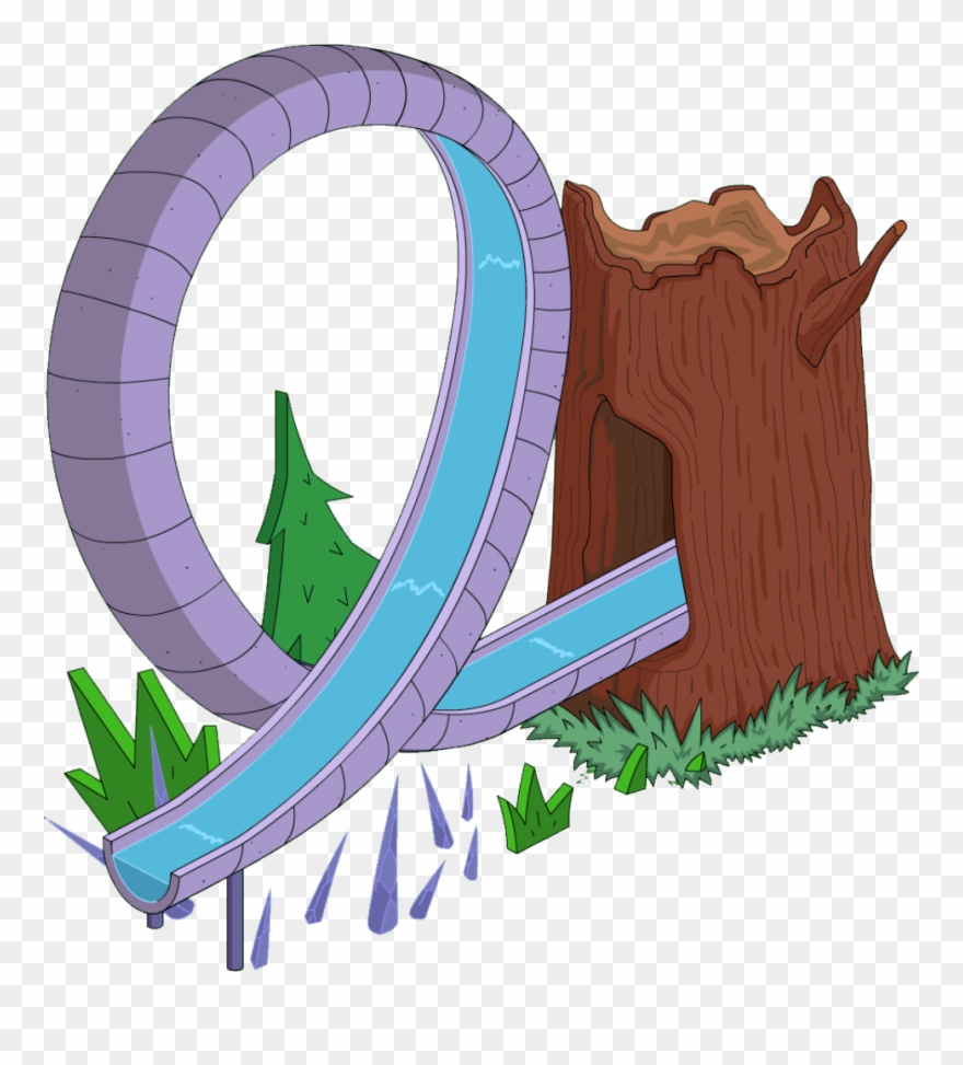 Log Ride Loop - Wiki Clipart