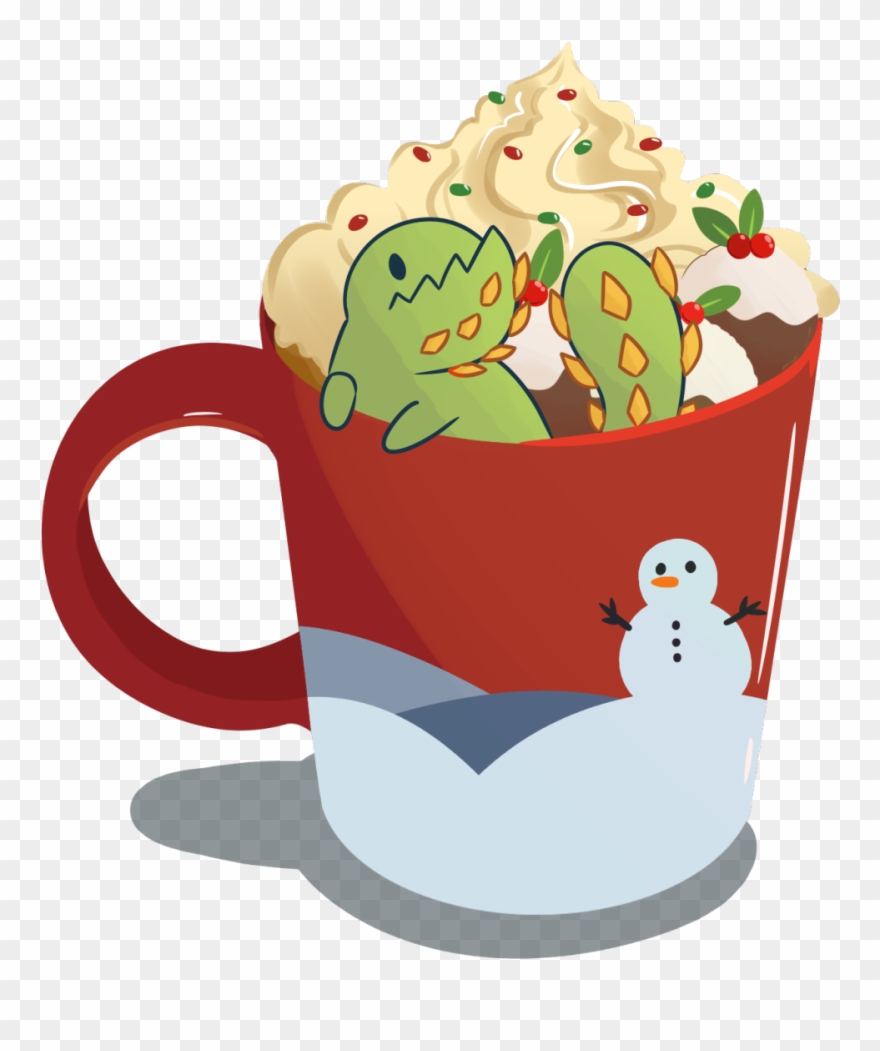 Drawing Coffee Pretty Clipart Freeuse Library - Transparent Christmas Mugs - Png Download