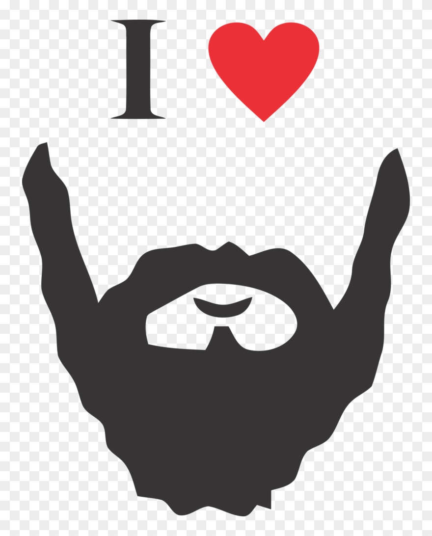 Bolt Vector Transparent - Man With Beard Logo Clipart