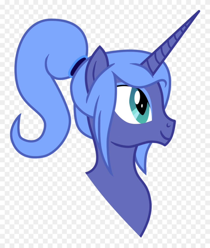 Uploaded - Princess Luna Ponytail Clipart