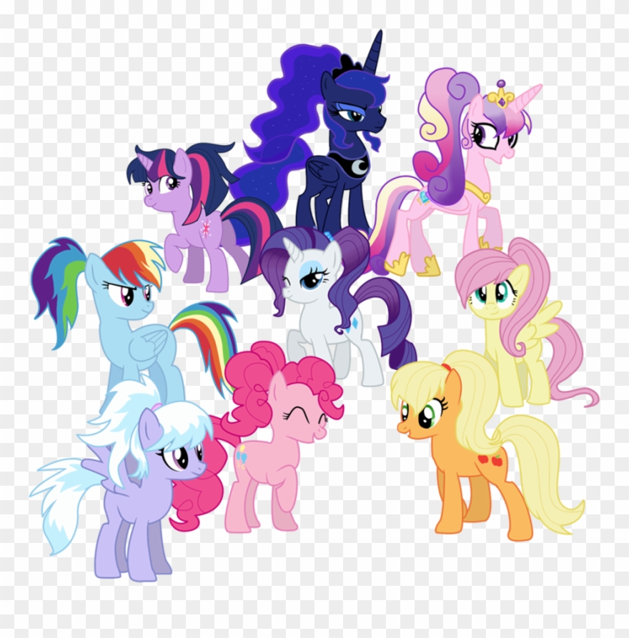 Pinkie Pie Rainbow Dash Twilight Sparkle Rarity Applejack - Pinkie Pie Ponytail Clipart
