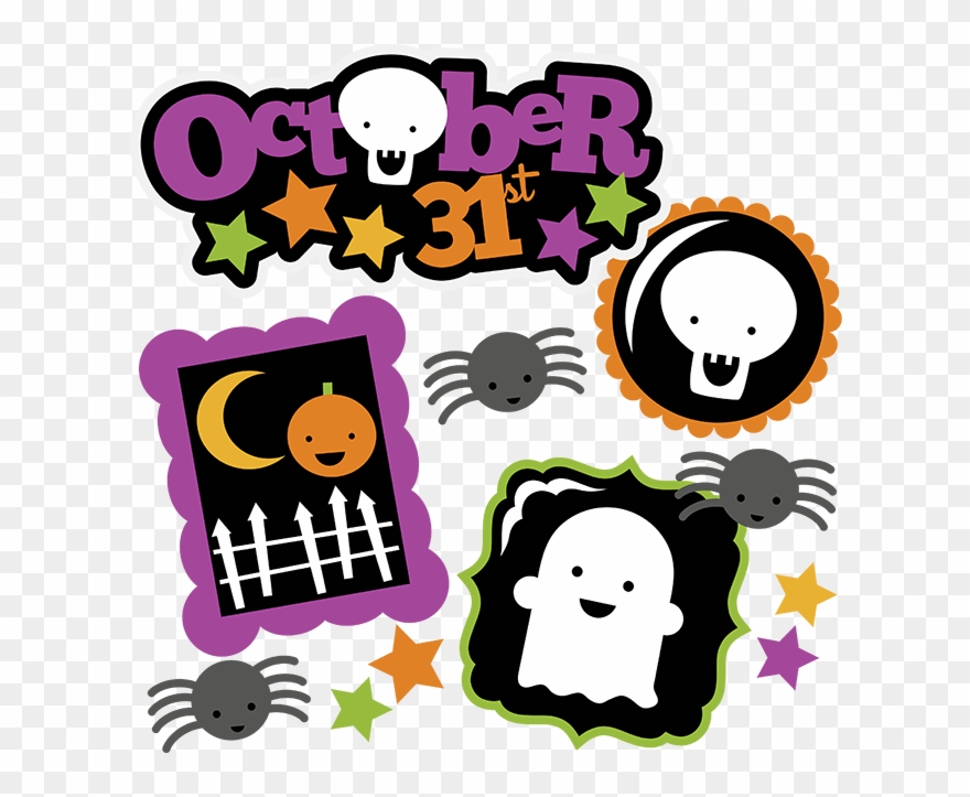 October 31st Svg Halloween Svg File Ghost Svg Pumpkin - Halloween 31st October Clipart