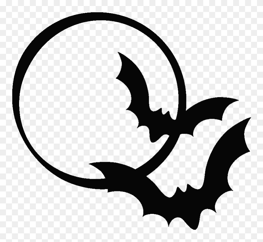 Bats N Moon 1349352828 - Bat Clipart