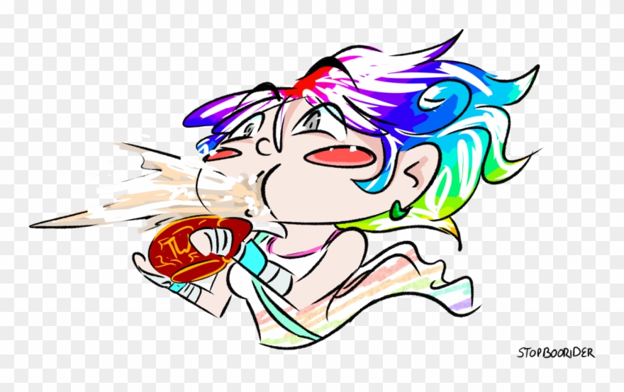 Portrait Of Arcane And Phoenix Happy Birthday Club - Cartoon Clipart