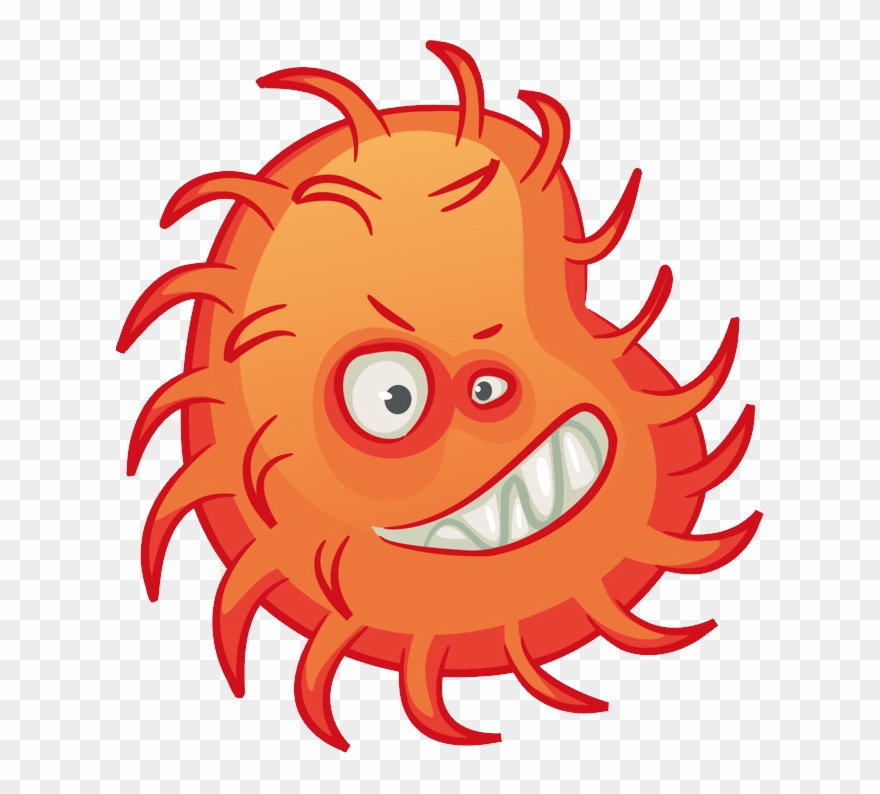 Virus Cartoon No Background Clipart