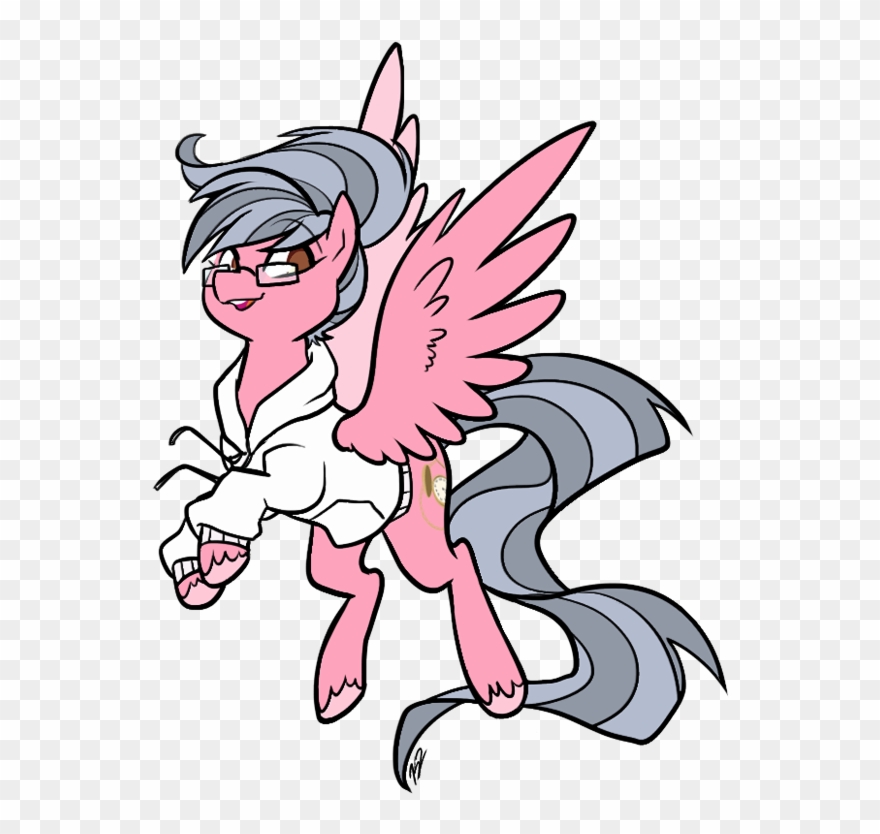 Egophiliac, Glasses, Long Tail, Oc, Oc Only, Oc - Cartoon Clipart