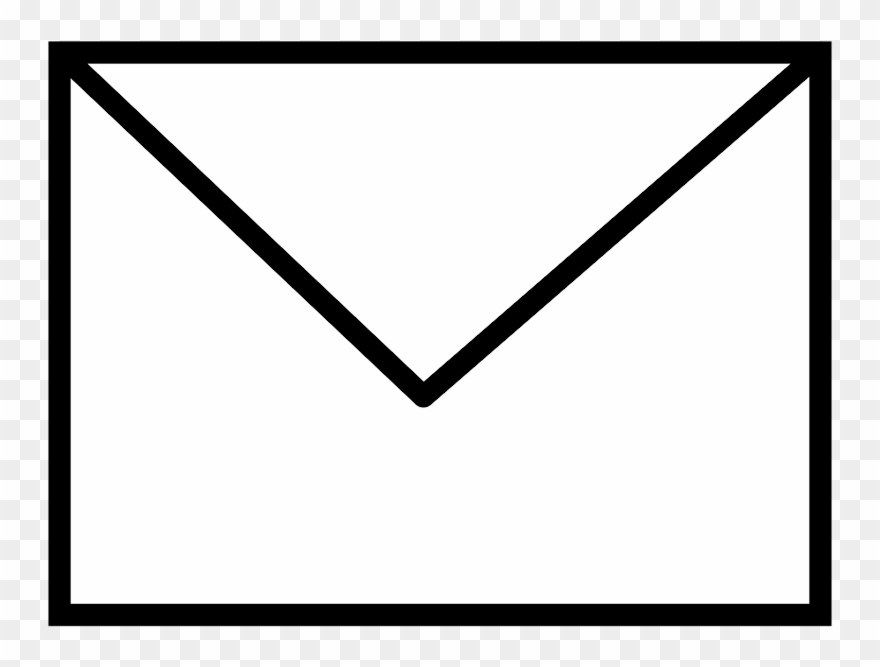 Vector Envelope Transparent - Mail Icon For Resume Clipart