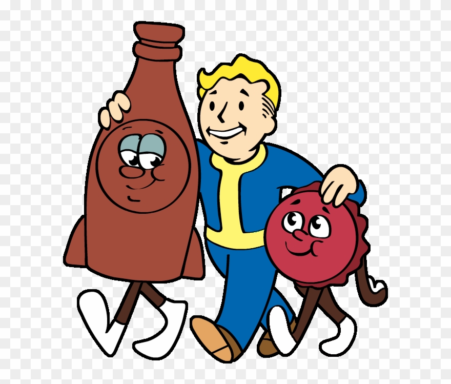 High Noon At The Gulch - Fallout Bottle And Cappy Clipart