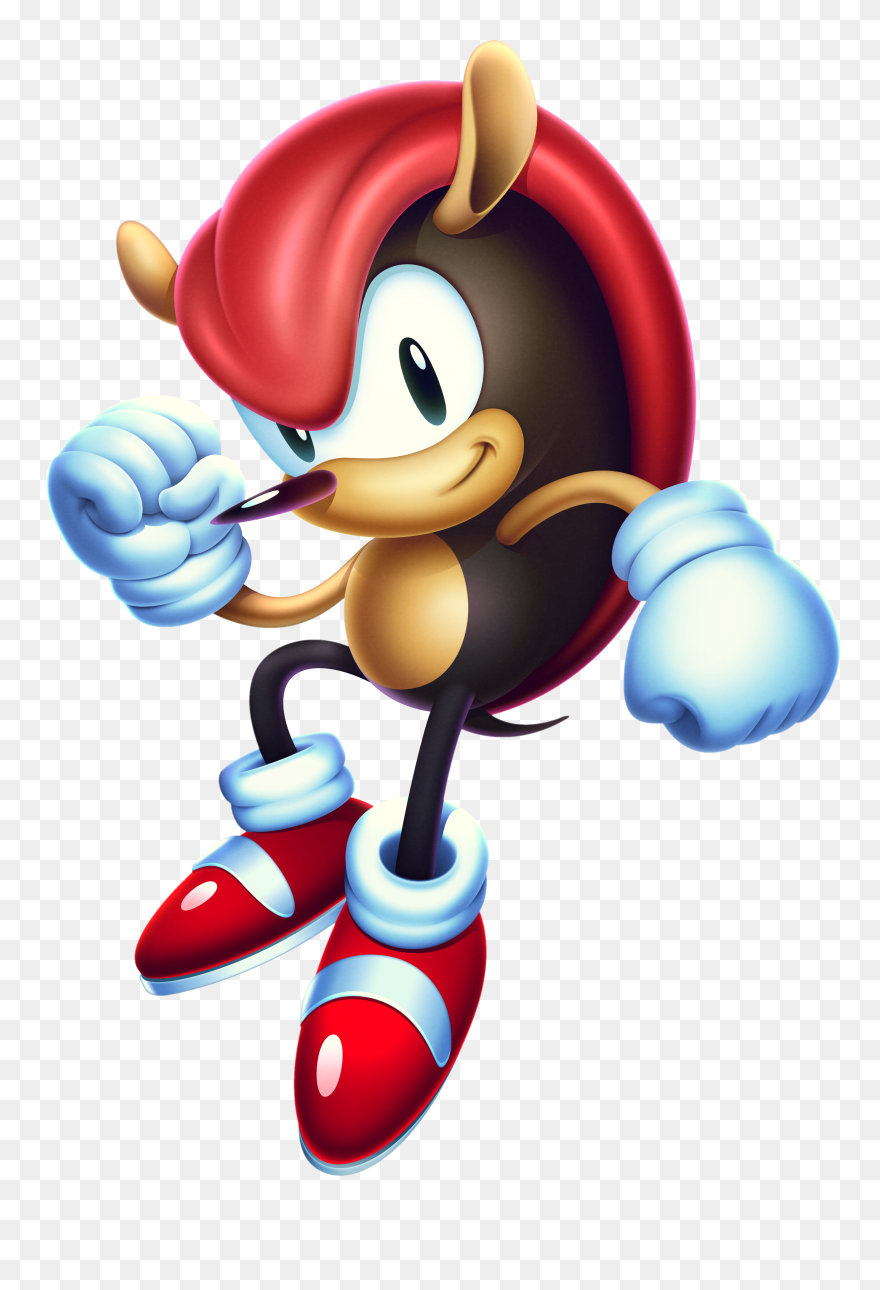 Mighty The Armadillo In - Sonic Mania Plus Mighty Clipart