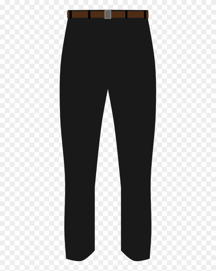 Basic Black Pants Clip Art - Clip Art Black Pants - Png Download