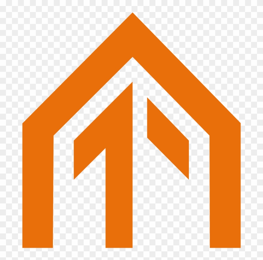 Real Estate Company Logo Orange Clipart