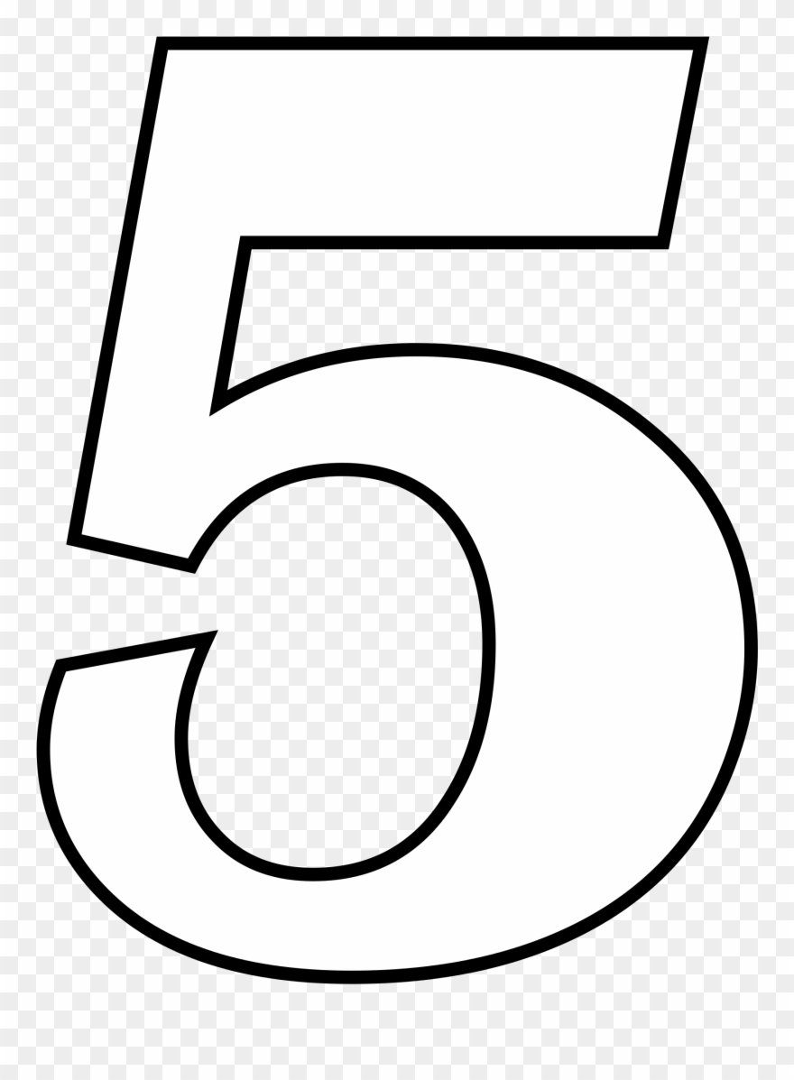Popular Images - Number 5 Clipart - Png Download