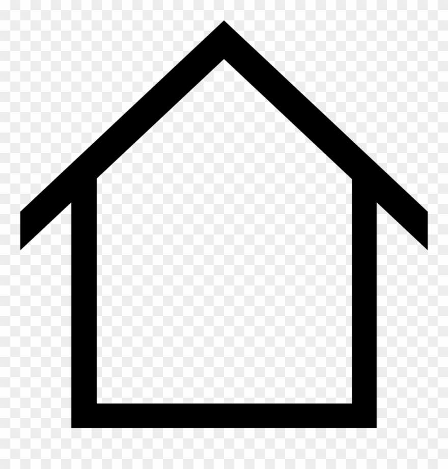 Image Royalty Free Stock Home Web Svg Png - Home Button With White Outline Clipart