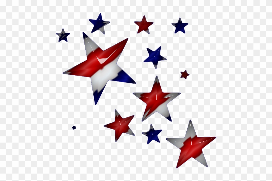 White And Blue Star Png - Stars Shapes Clipart