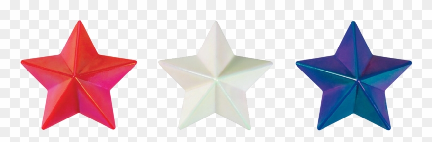 Com Rwb Stars Pluspng - Red White And Blue Star Banner Clipart