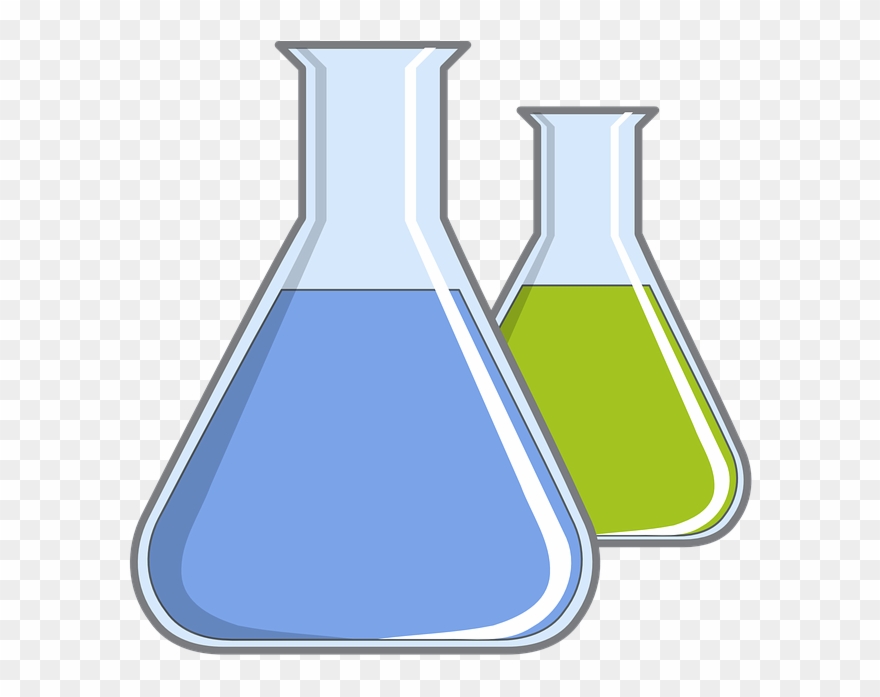 Flasks Clipart - Experiment Transparent - Png Download