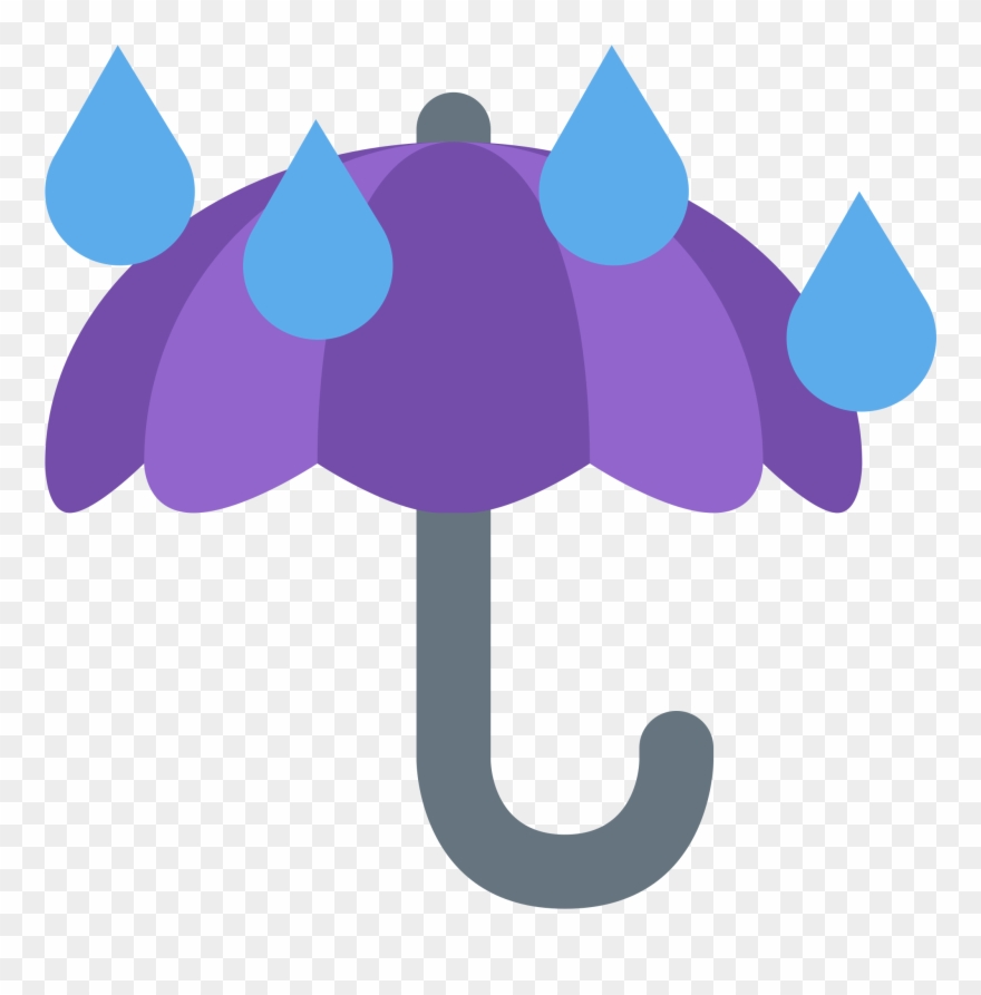 Sticker By Twitterverified Account - Sombrilla Emoji Png Clipart