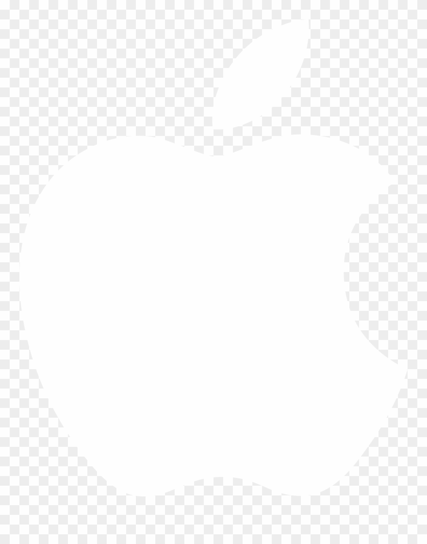 Apple - Apple Logo White Vector Clipart