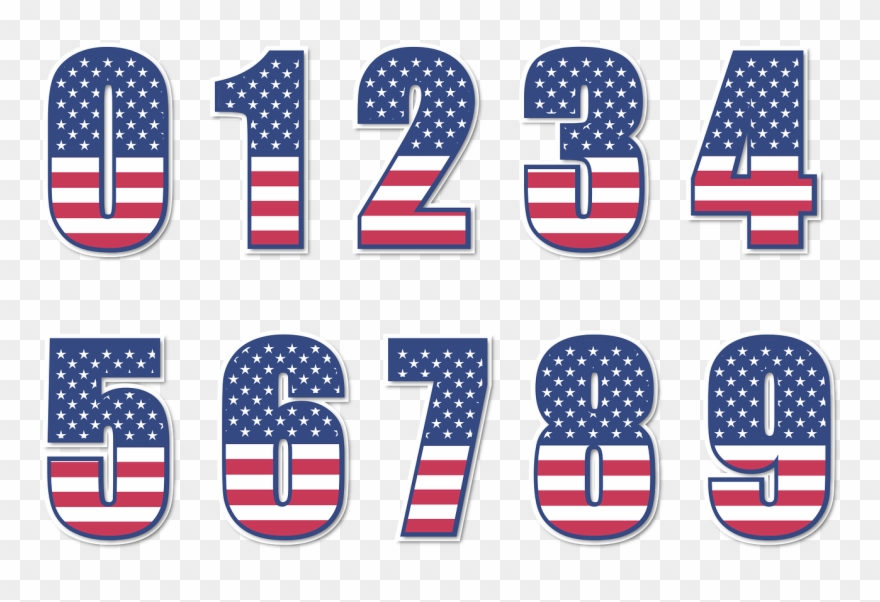 Numbers Letters English - Number 0 9 Png Clipart