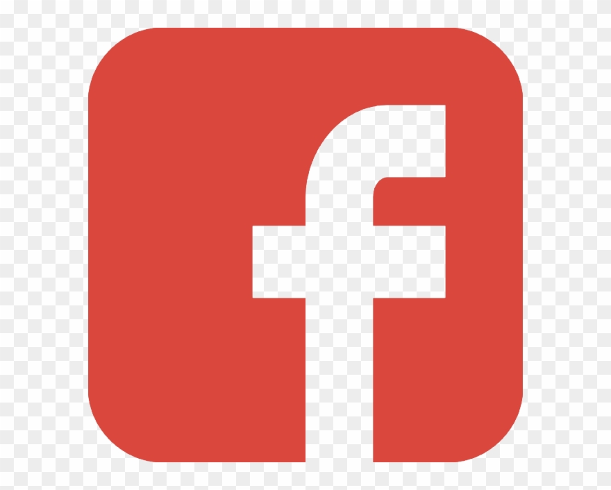 Youtube Button Instagram Button Facebook Button - Facebook Vector Icon Red Clipart