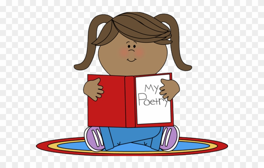 Poem Clipart Cute - Poetry Children - Png Download