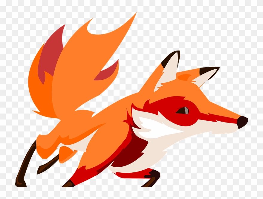 Summer Fox Golf Ball Clipart