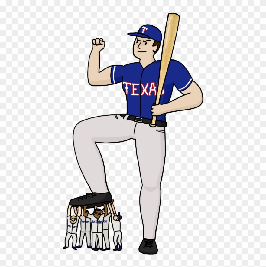 The Slow Power Shift Of Major League Baseball In Texas - Cartoon Clipart