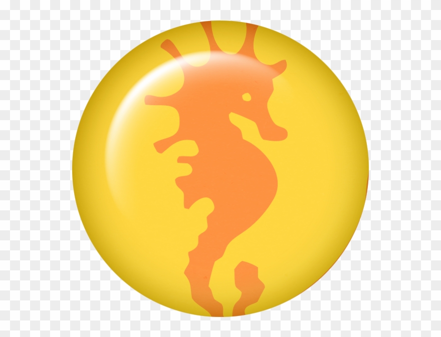 Seahorse - Sun Clipart