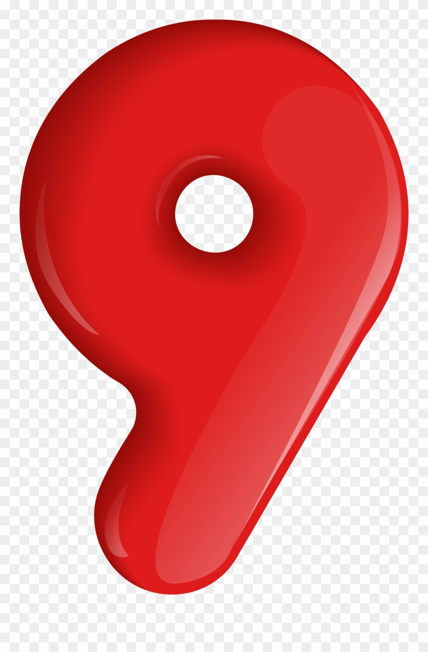 Nine Transparent Clipart