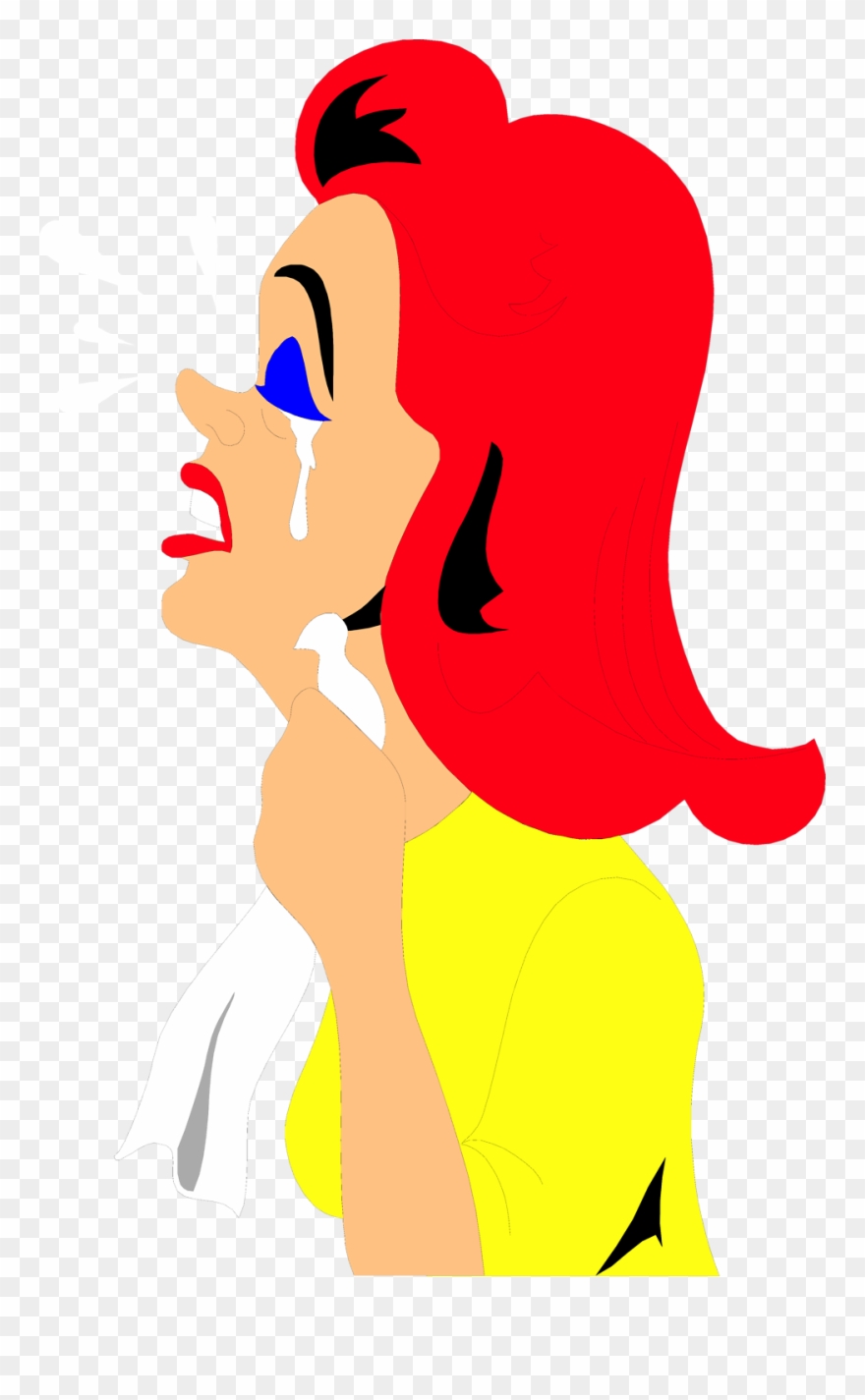 Lady Cliparts Free Download Best On Clipartmag - Transparent Cries Clipart - Png Download
