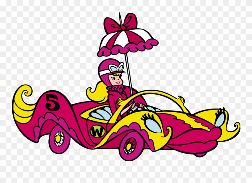 Wacky Races 1968 Penelope Pitstop Clipart