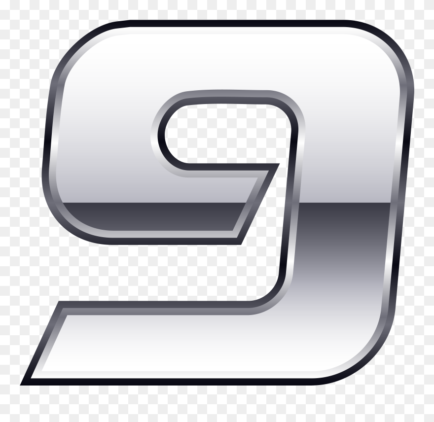 Silver Number Nine Transparent Png Clip Art - Transparent Nine