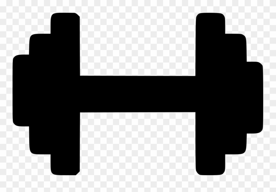 Tiles More Health Sport Body Muscle Svg - Hantel Silhouette Clipart
