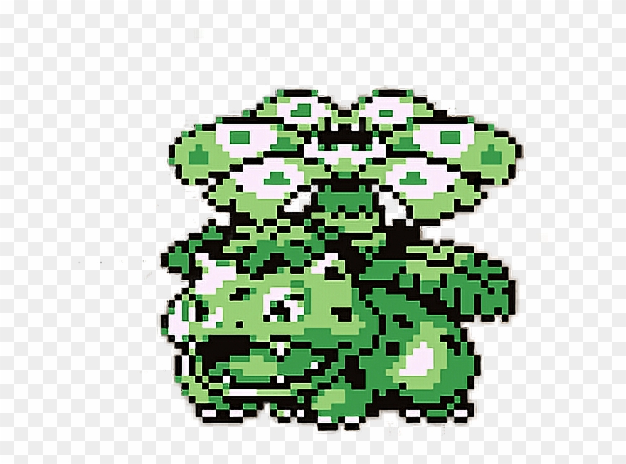 Pokemon Venusaur Green Cute Videogames Sprite Freetoedi - Gen 1 Venusaur Sprite Clipart