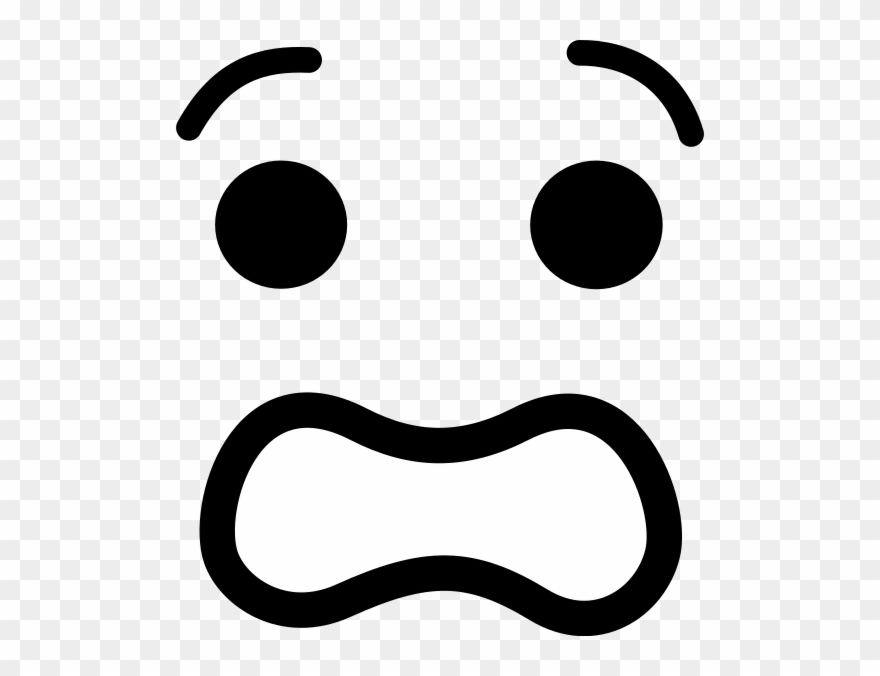 Worried Face Clipart - Png Download