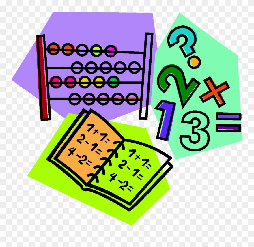 Numeracy Center Time Clip Art Cartoon Classroom Clip - Cartoon Picture Of Maths - Png Download