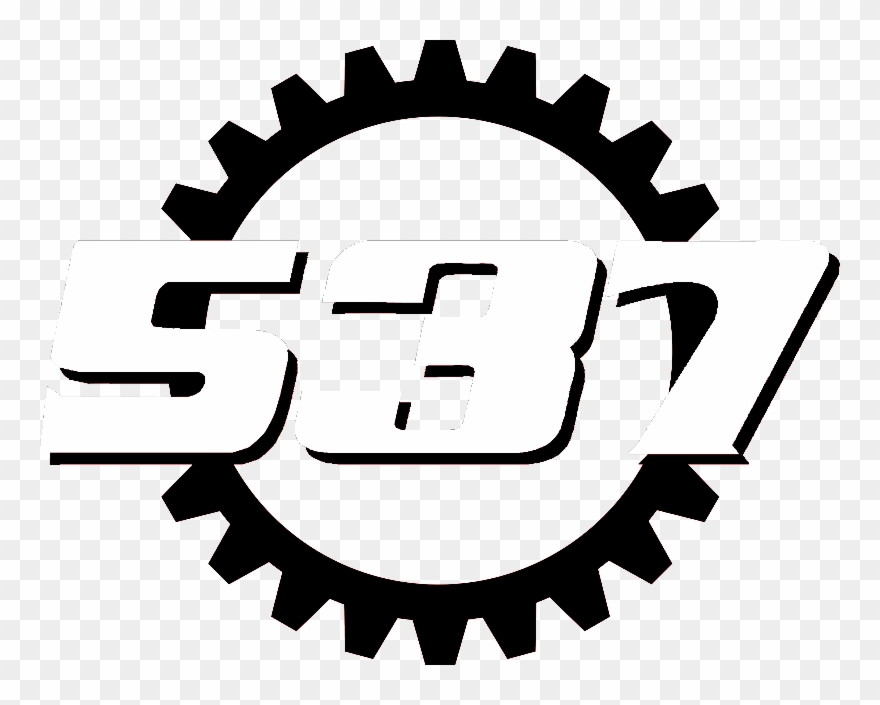 Charger Robotics Team - Gear Silhouette Vector Clipart