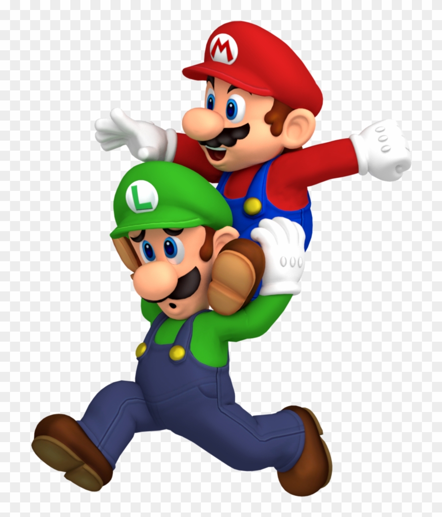 Mario And Luigi Superstar Saga Artwork Render By Nintega-dario - Mario And Luigi Render Clipart