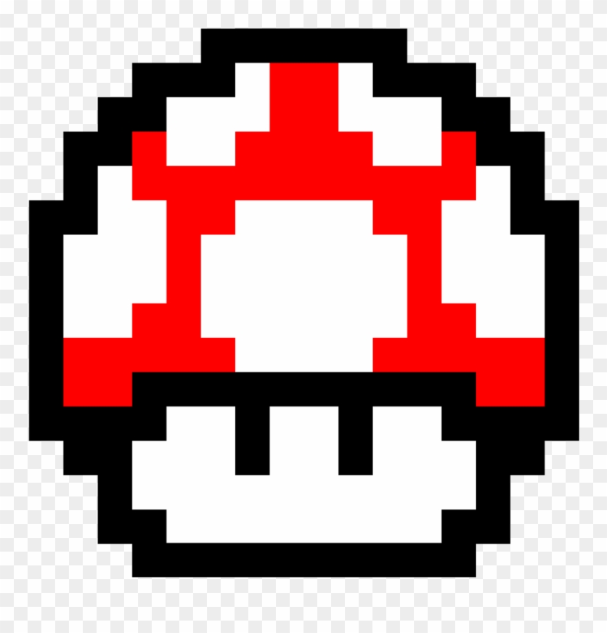 Fotos - Super Mario Mushroom Pixel Clipart
