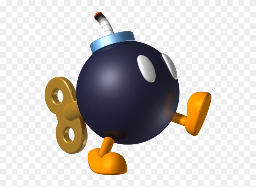 Mario Bros Clipart Mario Bomb - Bob Omb - Png Download