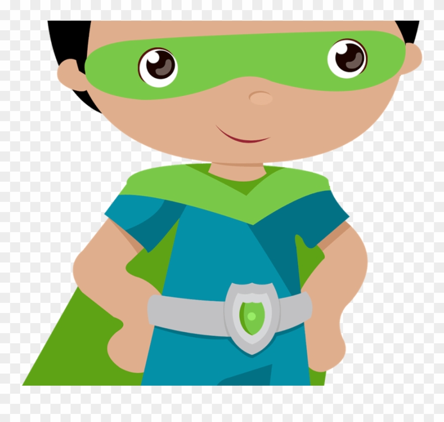 Clipart Superheroes Clipart Wonderful Superheroes Digital - Super Hero Kids Clipart - Png Download
