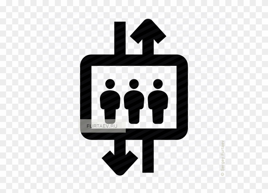 Elevator Vector Picture Library Library - Icon Elevator Png White Clipart
