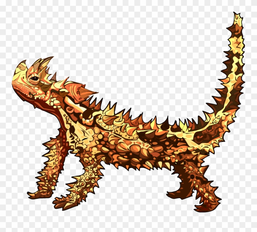Matt Baker Portfolio - Thorny Devil Lizard Png Clipart