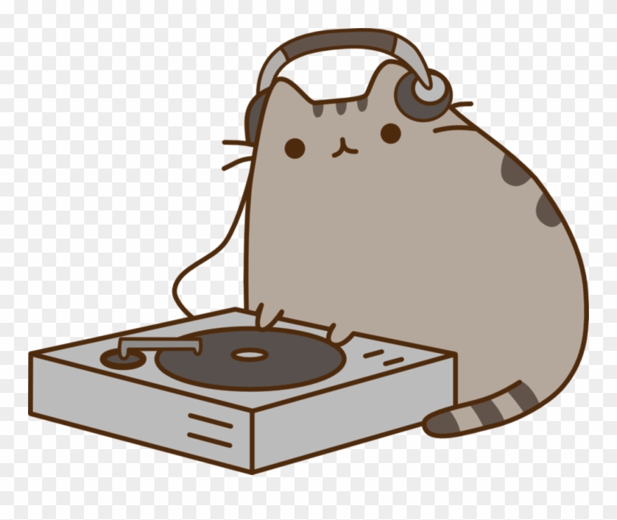 Pusheen Cat Clipart Clipartfest Pusheen Pinterest Cat - Dj Pusheen - Png Download