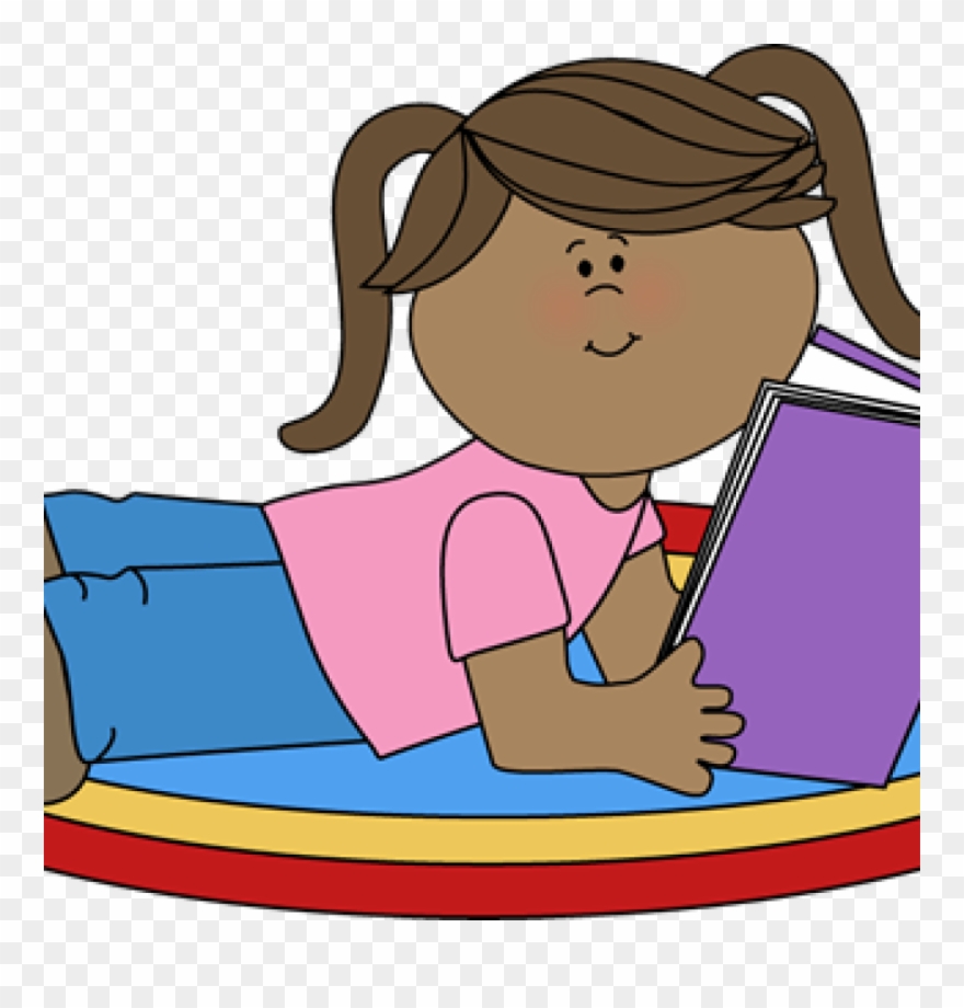 Pumpkin Hatenylo Com Clip Art Images Classroom - Girl Reading Clip Art - Png Download