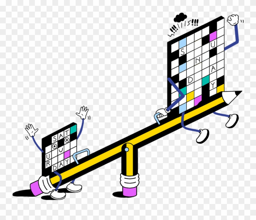 Mondays Have The Most Straightforward Clues And Saturday - The New York Times Crossword Puzzle Clipart