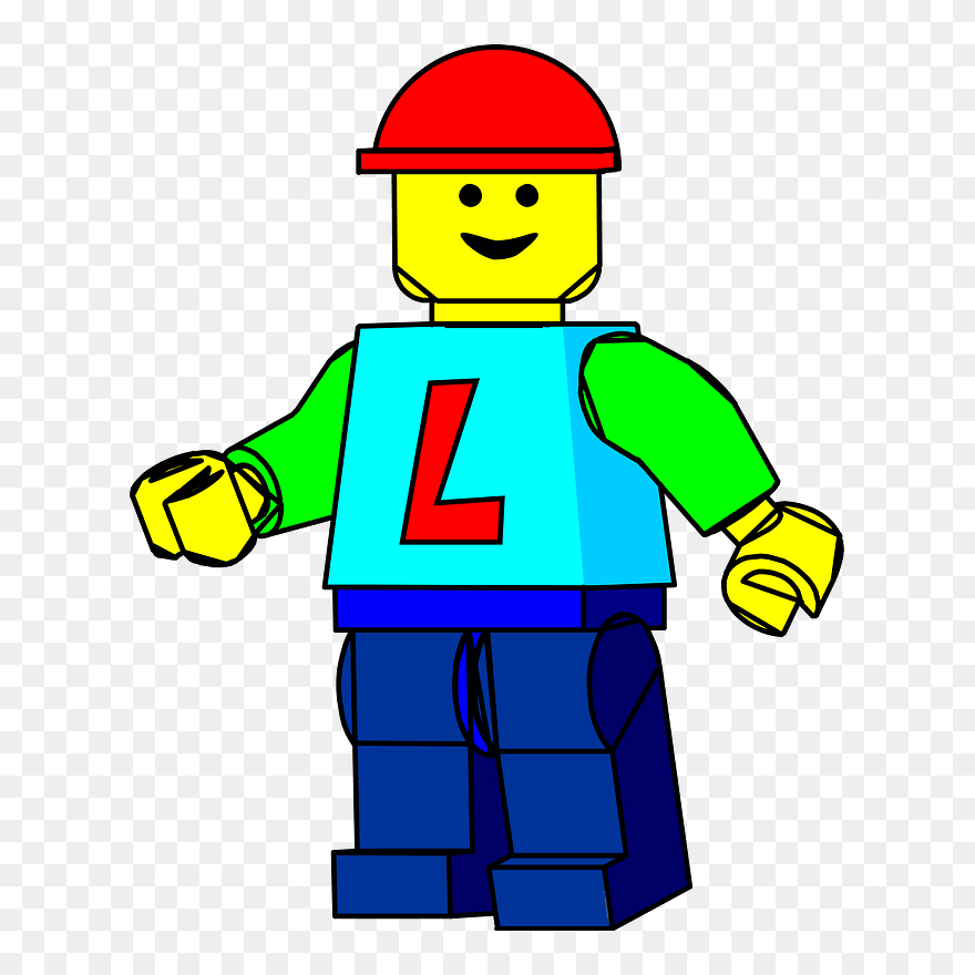 Minifig Clip Art - Lego Man Clip Art - Png Download