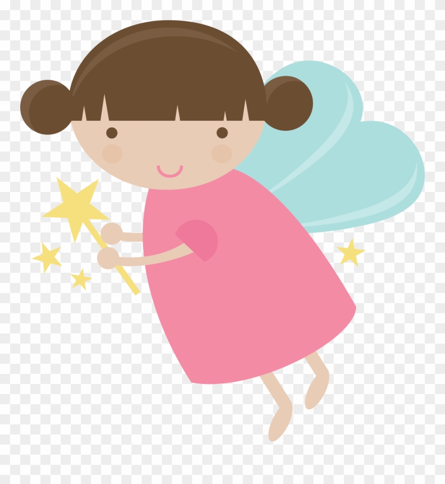 Girl Fairy - Free Svg File Girl Clipart